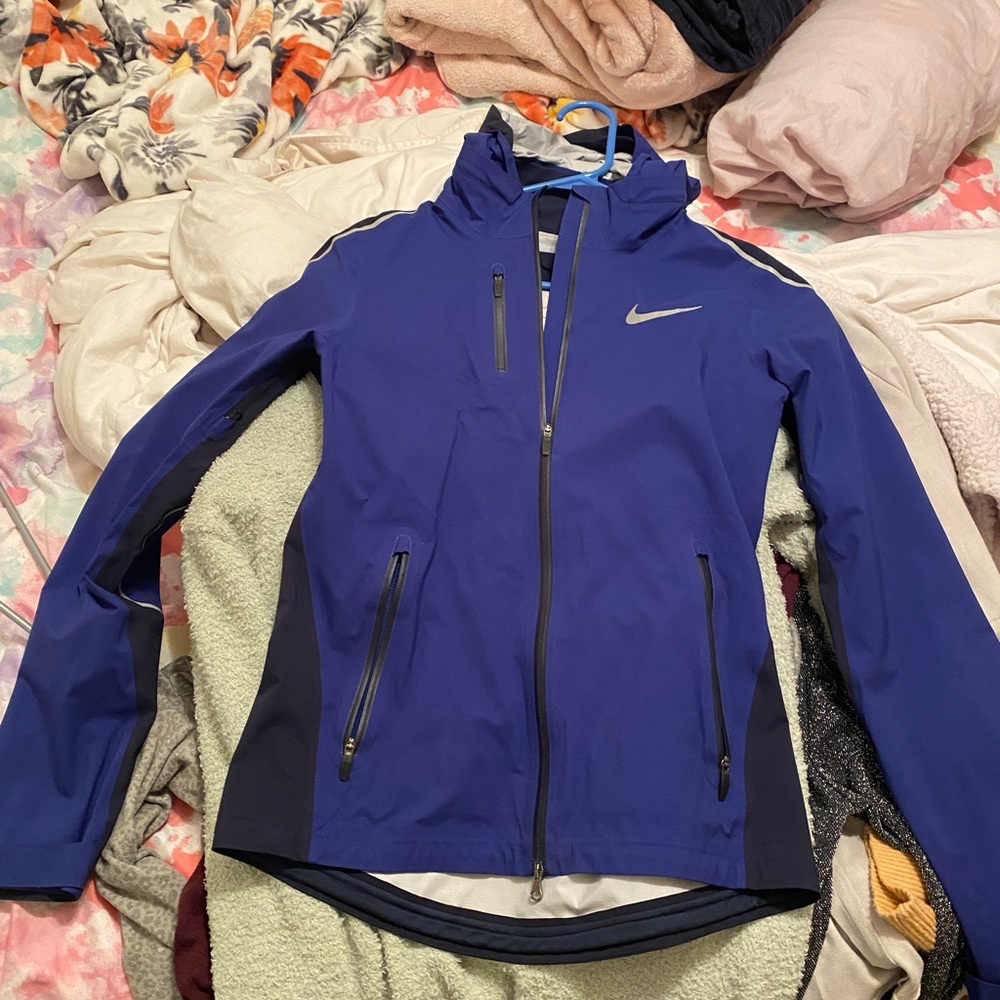Blue Nike Hyper Shield running jacket/ wind breaker.